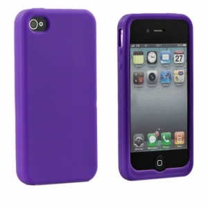  Silicon Case Violet for iPhone 4/4S